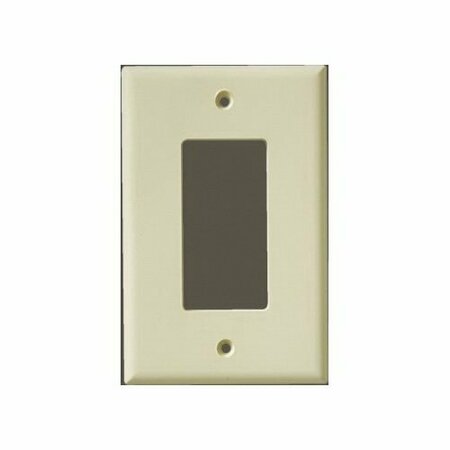 CAN-AM SUPPLY InvisiPlate Wallplate, 5 in L, 5 in W, 2 -Gang SM-T-2